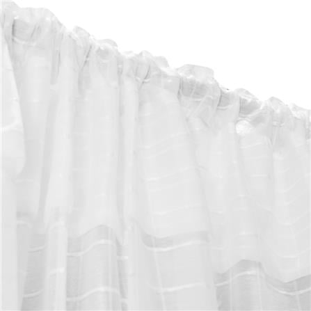 HOME LIVING STYLE SHEER CURTAIN HIDE TAP SCOTT 150X180CM WHITE