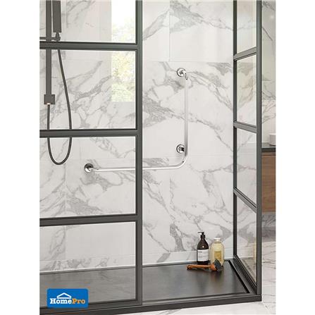 MOYA L-SHAPED SAFETY GRAB BAR SN121 CHROME H60XW60XD7 CM