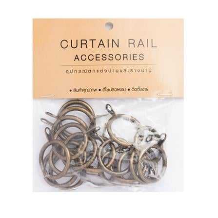 CURTAIN RING HOME LIVING STYLE AQ25AB 25MM BRASS