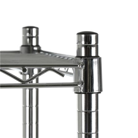 HOMEPRO FURDINI SHELF 4 TIER 184804-CR W120XD45XH160 CM CHROME