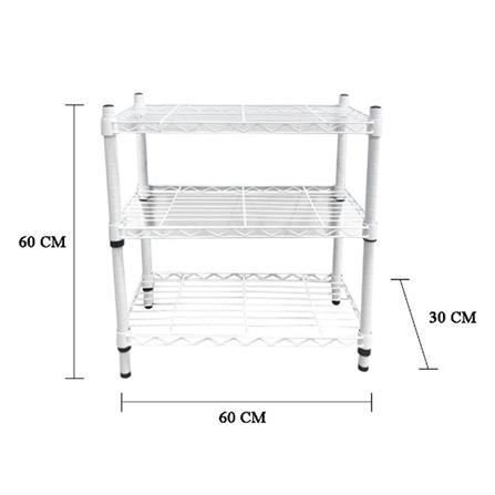 IJANG SHELF 3 TIER 1222403-WT W60XD30XH60 CM WHITE