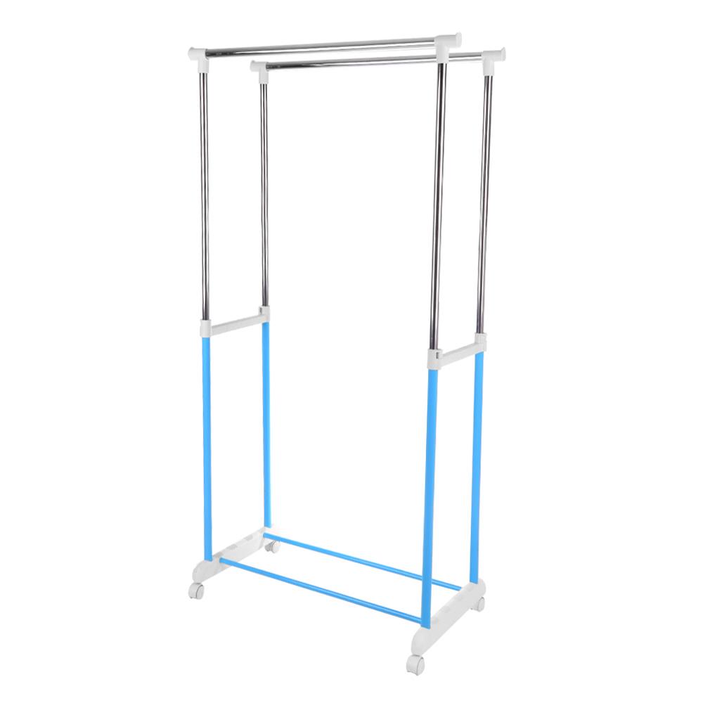 CLOTH RACK 2BAR 81x43x90cm BLUE PLIM