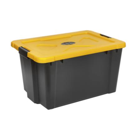 DIY PLASTIC TOOLBOX 24" HL30108-A BLACK-YELLOW