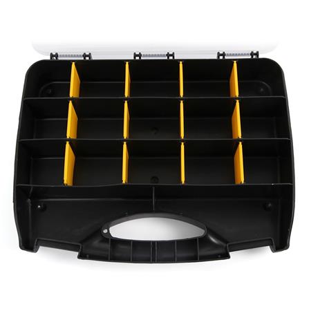 HOMEPRO HUALEI TOOL BOX DIY PLASTIC HL30123 15 W31XD6XH26 CM GREY/YELLOW