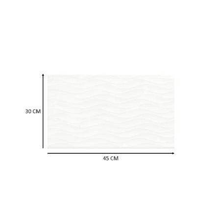 GRIFINE WALLTILE 30X45 WAVY WHITE 1.35M2