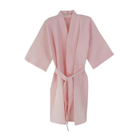 BATHROBE HOME LIVING STYLE WAFFLE PINK