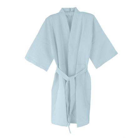 BATHROBE HOME LIVING STYLE WAFFLE BLUE