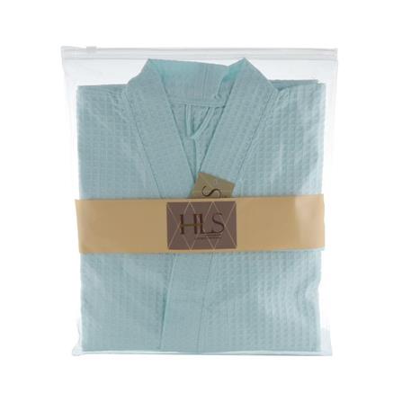 BATHROBE HOME LIVING STYLE WAFFLE BLUE