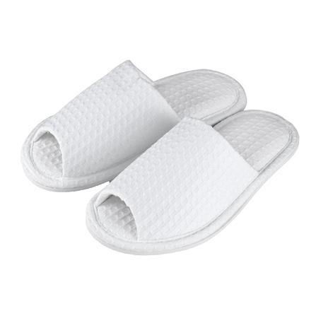 SLIPPERS HOME LIVING STYLE WAFFLE WHITE