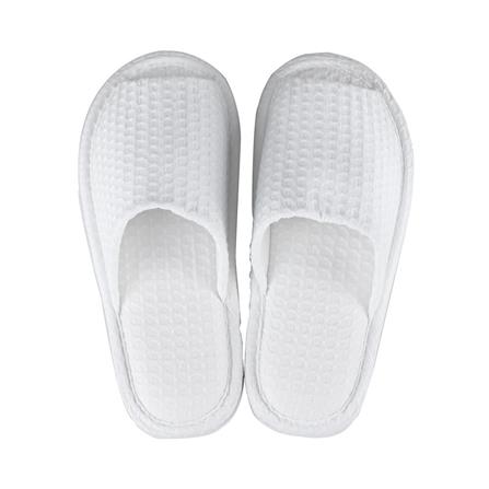 SLIPPERS HOME LIVING STYLE WAFFLE WHITE