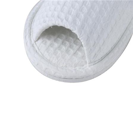 SLIPPERS HOME LIVING STYLE WAFFLE WHITE