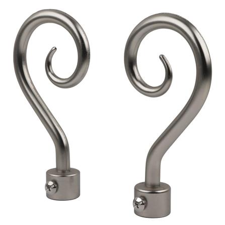 HLS FINIALS COIL 19MM SILVER