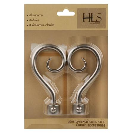 HLS FINIALS COIL 19MM SILVER