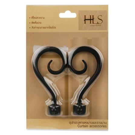 HLS FINIALS COIL 19MM BLACK