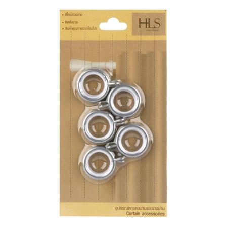 STEEL CURTAIN RINGS HOME LIVING STYLE 30MM SILVER 10PCS