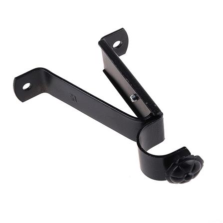 WALL BRACKET HOME LIVING STYLE STEEL 1-LAYER 19MM BLACK