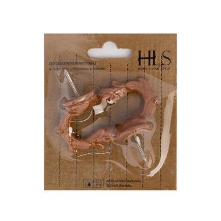 HOLDBACK FLOWER LEAVE BROWN HOME LIVING STYLE