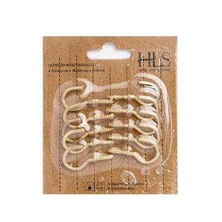 HOLDBACK HOOKS HOME LIVING STYLE GOLD 10PCS