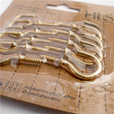HOLDBACK HOOKS HOME LIVING STYLE GOLD 10PCS
