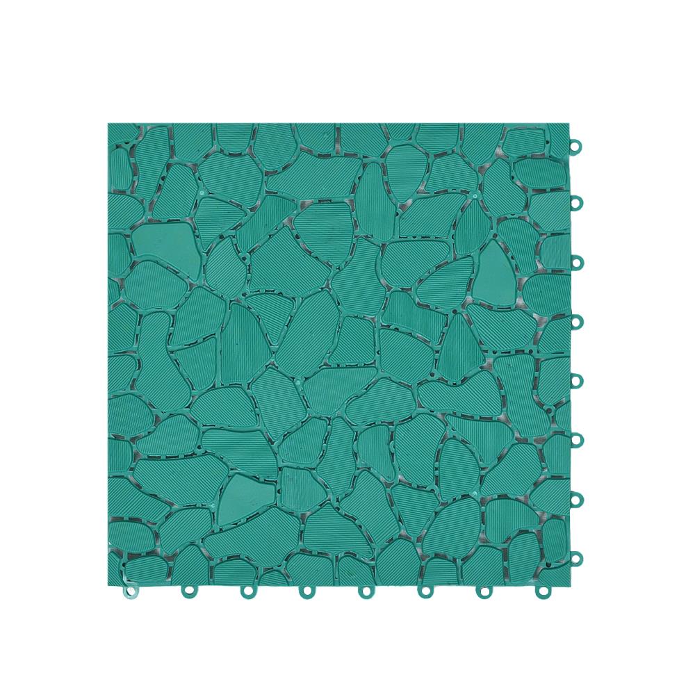 ANTISLIP MAT HOME LIVING STYLE STONE 30X30CM GREEN