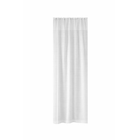 HOME LIVING STYLE SHEER CURTAIN HIDE TAP SCOTT 150X220CM WHITE