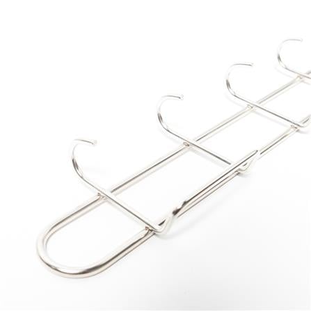 STAINLESS STEEL KITCHEN RAIL WITH 10 HOOKS KECH KECH-013 76.5CM