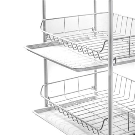 3-TIER DISH RACK HC/EKONO 913 WHITE