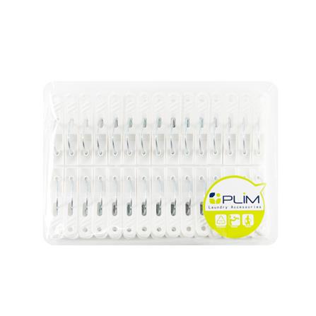 CLOTH CLIP PLIM WHITE PACK30