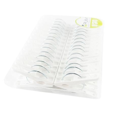 CLOTH CLIP PLIM WHITE PACK30