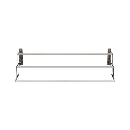 WALL RACK STAINLESS 3 STEPS 80cm PLIM