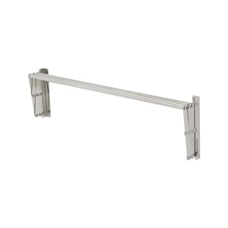 WALL RACK STAINLESS 3 BARS 80cm PLIM