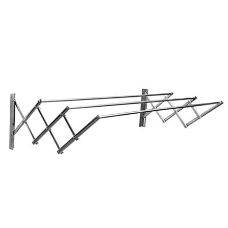 WALL RACK STAINLESS 3 BARS 100cm PLIM