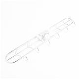 STAINLESS STEEL KITCHEN RAIL WITH 6 HOOKS KECH LEAF 45CM