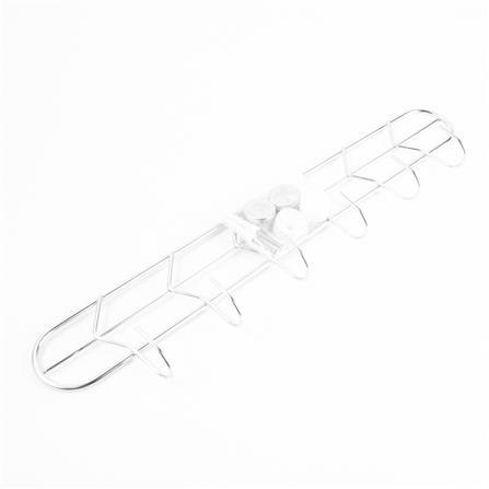 STAINLESS STEEL KITCHEN RAIL WITH 6 HOOKS KECH LEAF 45CM