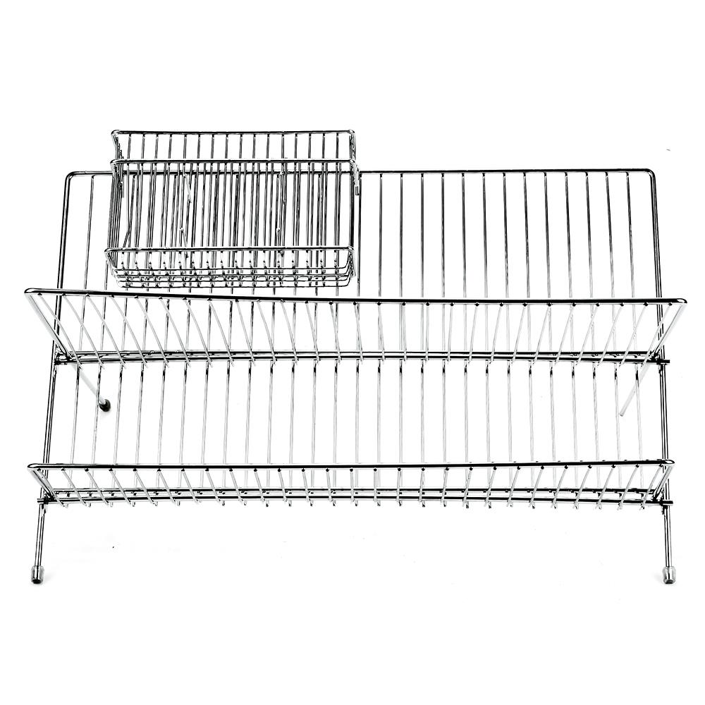 XSHAPED DISH DRAINER RACK WITH CUTLERY HOLDER HP015