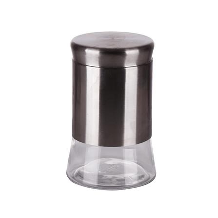 ROUND GLASS CANISTER WITH SCREW LID M