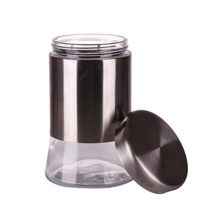 ROUND GLASS CANISTER WITH SCREW LID M
