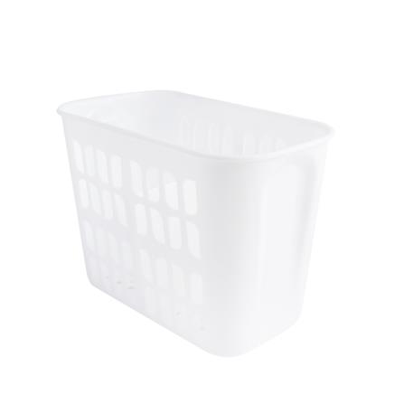 2-COMPARTMENT SQUARE--SHAPED KITCHEN UTENSIL HOLDER JCJ 1190 WHITE