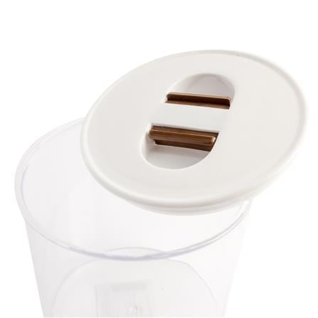 CANISTER PS 1.2L PULL LID WHITE