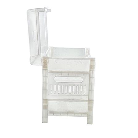 2-TIER PLASTIC DISH DRAINER WITH LID SN 787 WHITE