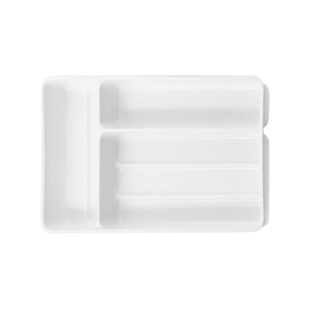 3-COMPARTMENT SILVERWARE TRAY KEYWAY V1028 WHITE