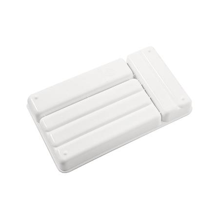 3-COMPARTMENT SILVERWARE TRAY KEYWAY V1028 WHITE