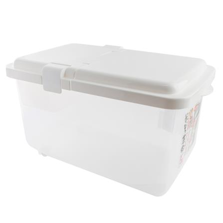 PLASTIC RICE STORAGE CONTAINER WITH MEASURING CUP KEYWAY D-5410 5KG