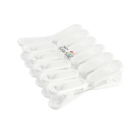 CLOTH CLIP CSP WHITE PACK12