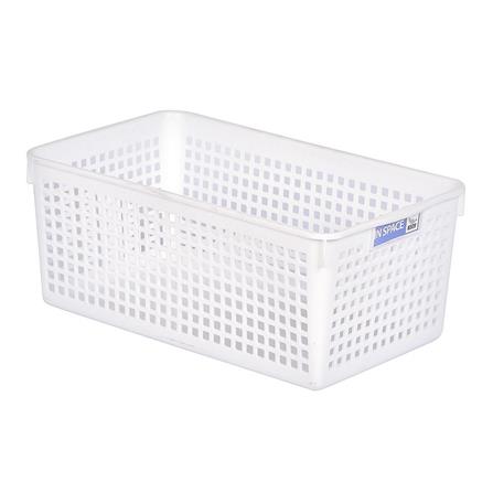 RECTANGULAR BASKET KECH INSPACE 5185 WHITE