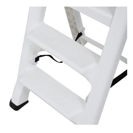 STEP STOOL MATALL 3-STEP WHITE