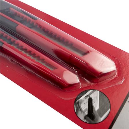 PLASTIC RETRACTABLE UTILITY KNIFE MATALL 2PC/SET