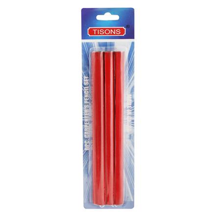 WOODEN PENCIL SET SHINO RED 6EA
