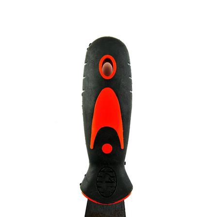 PUTTY KNIFE WITH PLASTIC HANDLE SHINO 1.5IN BLACK-RED