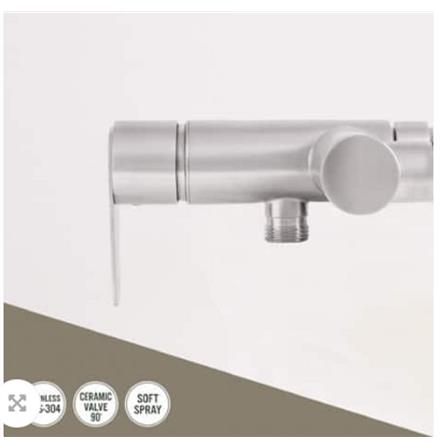 WATSON SHOWER MIXER WS-0970 STAINLESS STEEL (H15.39XW21XD9.6CM )